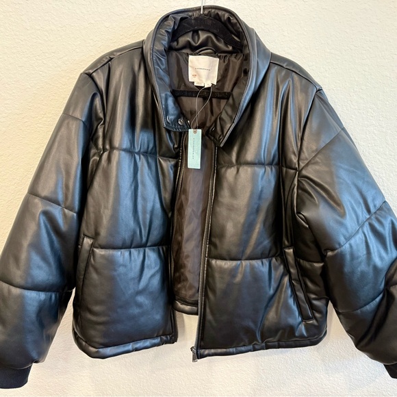Anthropologie Jackets & Blazers - Anthropologie Black Leather Jacket